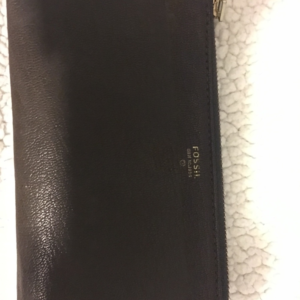 Leather fossil wallet
